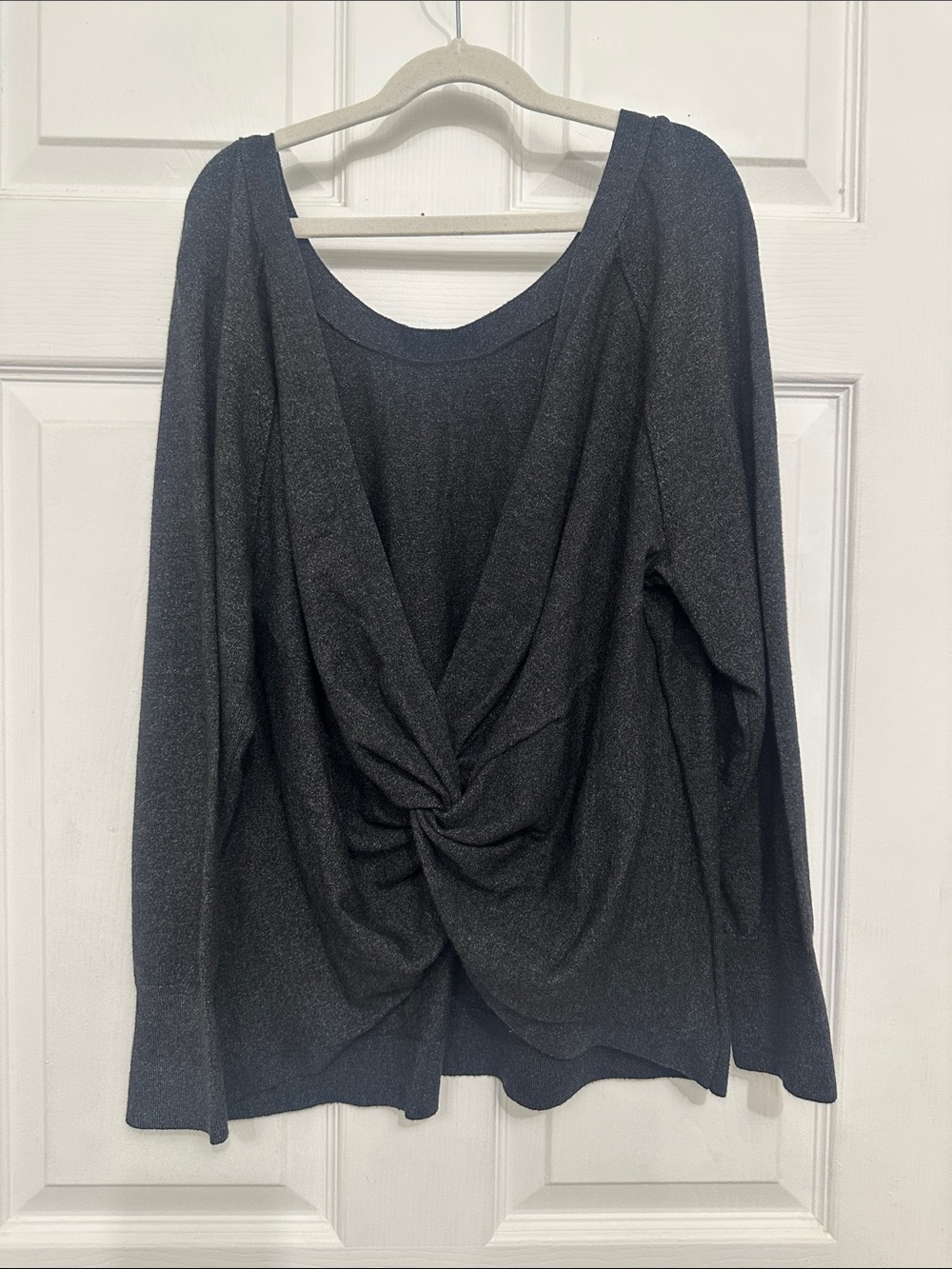 Victoria's Secret Dark Charcoal V-Neck Sweater